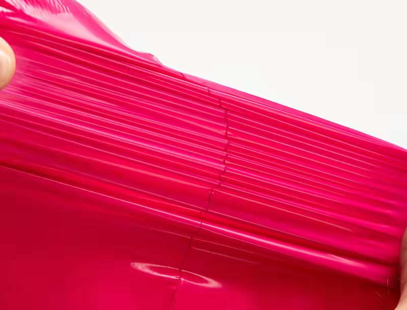 饶河玫红色快递袋-05